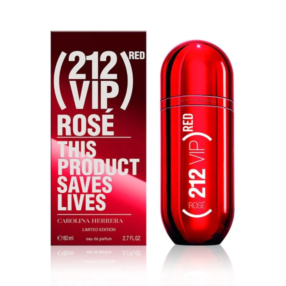 Carolina Herrera 212 Vip Rose Red Limited Edition for Women Eau De Parfum 80ML